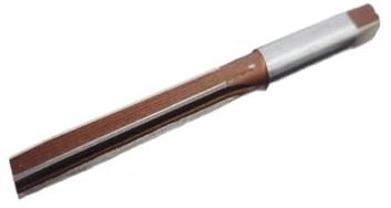 Alesatore conico grezzo e fine, Set di alesatori manuali con scanalatura diritta manuale in acciaio legato 9SiCr H8 e gambo quadrato da 2,5-20 mm(1pcs 13mmH8)