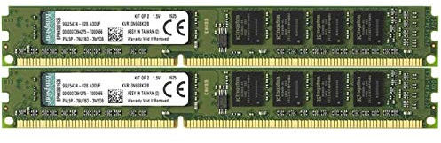 Kingston KVR13N9S8K2/8 Arbeitsspeicher 8GB (DDR3 Non-ECC CL9 DIMM Kit, 240-pin, 1,5V)