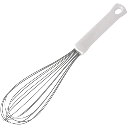 Dr. Oetker Schneebesen 30 cm, Schneebesen mit Rührdrähten aus rostfreiem Edelstahl, hochwertiger Rührbesen mit engmaschigen Rührbögen - spülmaschinengeeignet, Menge: 1 Stück