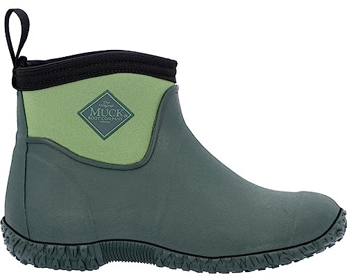 Muck Boots Women's Muckster II Ankle Pull On Waterproof Ankle Boot, Green, 8