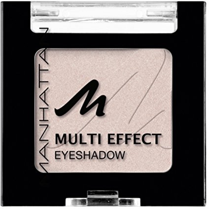 Manhattan Multi Effect Eyeshadow – Beiger, matter Lidschatten in handlicher Dose, farbintensiv und langanhaltend – Farbe Miss Charming 51D – 1 x 2g