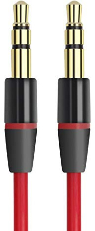 REALMAX【 1m 】Universal Auxiliary Aux Gold Plated Jack to Jack Audio Cable 1m 2m 3m 5m 10m | For Smartphone mobile Headphones Tablet MP3 PC To Home/Car Stereo | 3.5mm Male to Male Cord Line Input