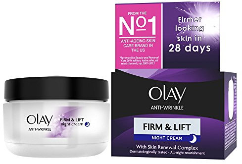 Olay Anti-Falten-Nachtcreme Firm and Lift, Anti-Aging-Nachtcreme, 50 ml