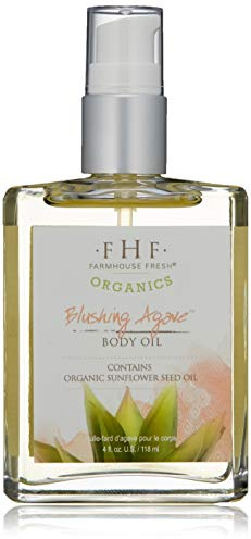 FarmHouse Fresh Blushing Agave Body Oil, Berry, 4 Fl Oz(Pack of 1)