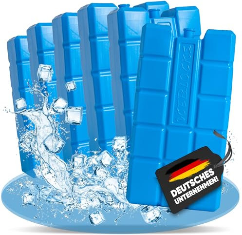 NEMT 6 x Kühlakku 750 ml Kühlelemente für die Kühltasche oder Kühlbox Kühlakku