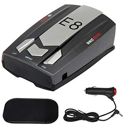 Auto Radar Detektor E8 Led GPS Radar Auto Elektronik Auto detektor Beste antiradars Geschwindigkeit Auto Grad erkennen Mit 16 B und X K NK ku Ka Laser VG-2 Erkennen Scannen