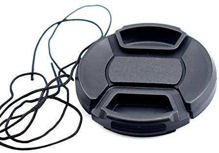 Tapa de objetivo de 52 mm para Nikon, Canon, Sony y otras cámaras DSLR (52 mm)