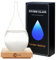 3DHOME Cristal de tormenta Elegante Escritorio Creativo Botella Decorativa Gota de Agua Barómetro de Vidrio Cristal de tormenta Pronóstico del Tiempo Botella Estación meteorológica (Large)