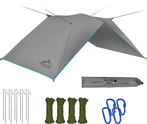 normani Zeltplane - Tarp für Hängematte, Sonnensegel Schattenspender mit UV-Schutz 80+, wasserdichte Campingzeltplane Zeltüberzug Outdoor Regenabdeckung