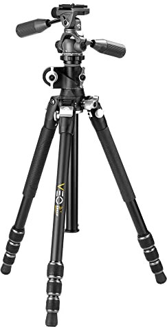 Vanguard Veo 3T+ 234AP - Trípode Aluminio descentrable y Plegable rótula 3 vías