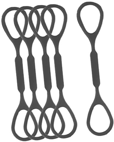 Mikinona 5 Stück Silikon Gleitstopper für Trompete Schwarz Flexibel und Leicht Kompaktes Trompetenzubehör für Stimmzug