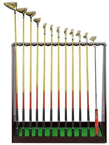 HALAHAI Billard Queue Halter Billard Queueständer Holz-Golfschläger-Rack-Organizer, 13 Putter-Halter, Holz-Golfschläger-Regal, Organizer-Ausrüstung Billardqueue Halterung Pool Queue Rack
