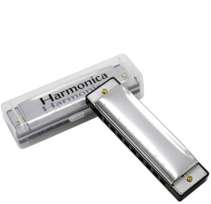 ibasenice 10hole Harmonica for Blues Music c Harmonica Instrument Blues Made of Resin Material Use As Musical Instrument