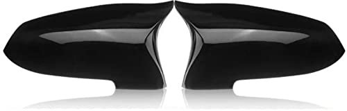 WEINUANXIN Rückspiegel Spiegelkappen Für B&MW 5 6 7 Serie F10 F11 2014-2017 Auto Rückspiegel Abdeckung Kohlefaser Kappe Stil(Dark Grey)