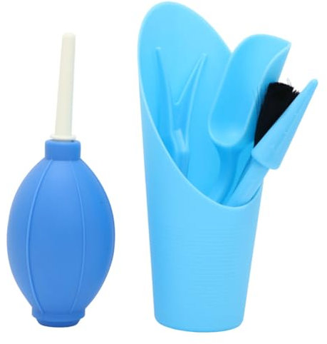 FUNOMOCYA 6piezas Kit De De Jardinería para Suculentas De Shovel Brush y Bucket para Plantación Color Azul