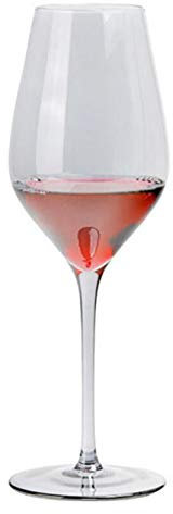 Decanter per Vino Rosso in Cristallo Grigio Fumo, Set da 2, Ideale per Vino Rosso e Bianco