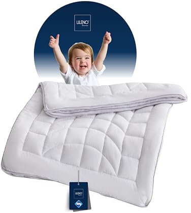 LILENO HOME Kinder 4-Jahreszeiten Bettdecke 100x135 cm [1er Set] mit CoolComfort Klimanetz - Kinder-Bettdecke 100x135 cm bestehend aus 2 Bettdecken - als Sommer u. Winter Decke - Kochfest bis 95°C