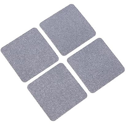 PHENOFICE Tappetini Antivibranti Antiscivolo Per Lavatrice 4 Pezzi 5x5 Cm Cuscinetti Ammortizzanti Per Stabilità Elettrodomestici Protezione Pavimento Facile Installazione