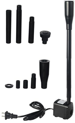 BESPORTBLE 1satz Wasserfontänenpumpe Leise Kompakte Tauchpumpe Für Aquarien Und Teiche Energieeffizient Mit Saugfüßen Und Keramischem Motor Für Gartenteiche Und Springbrunnen