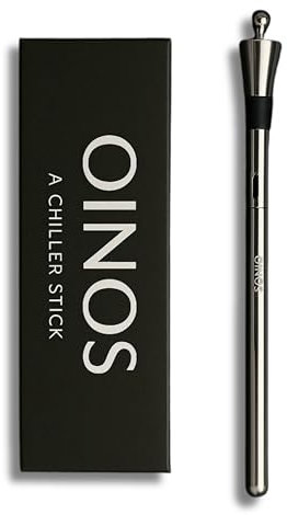 OINOS Wine Chiller Stick – 3-in-1 Cooler, Aerator & Stopper | for Wine Lovers