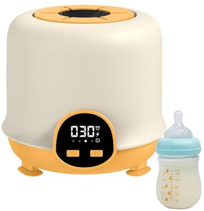 Shaker automatique de biberon, agitateur de lait électrique | Mélangeur automatique de bouteilles de lait à faible bruit sans mousse | Charge bidirectionnelle à 360 degrés, Shaker électrique avec L