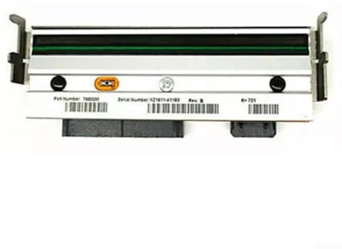 Eawfgtuw Thermo-Druckkopf Ersatz 203DPI Druckkopf kompatibel mit Zebra ZM400 Industrie-Barcode-Etikettendrucker für hochauflösenden Druck Metallkonstruktion