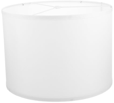 HEALEEP Pantalla de Lámpara de Tela Moderna Pantalla de Lámpara de Pie 30 Cm de Tela de Algodón de Limpiar para Salón y Dormitorio