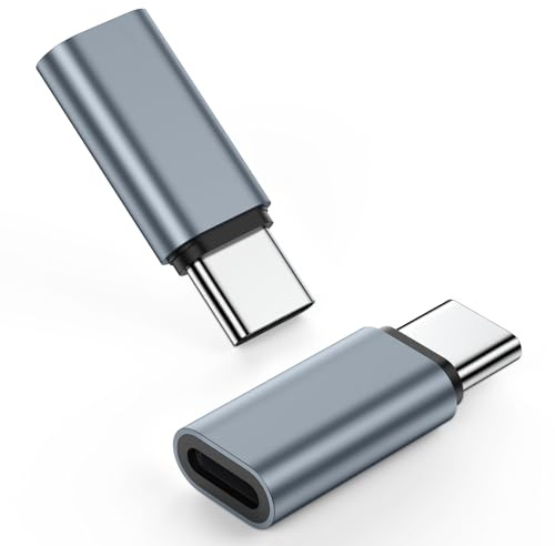 Adaptador Lightning a USB C, paquete de 4 unidades para iPhone 17 Air 16 16e 15 Pro Max Plus, i Pad, Galaxy, no para auriculares/micrófono/unidad flash/iPencil, adaptador USB-C a Lightning solo para