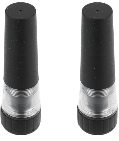 JOINPAYA Tappo per Vino Pompa a Vuoto 2 Pezzi Multifunzionale Testa Nera Grande per Bottiglie di Vino, Adatto a Feste e Degustazioni