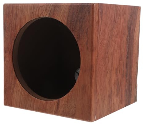 GRIRIW Cassa in Legno per Altoparlanti Auto, Box per Subwoofer per Veicoli e Camion, Riduce la Risonanza e Offre Suono Puro per L'impianto Audio