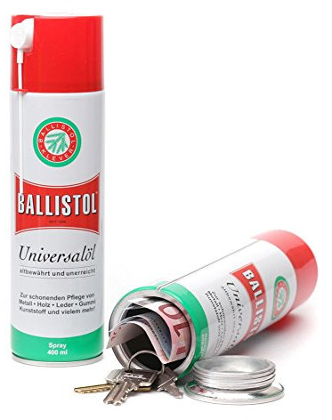 Geldversteck Geheimdose Ballistol Geld Versteck Getränkedose - Dosentresor Dosen safe