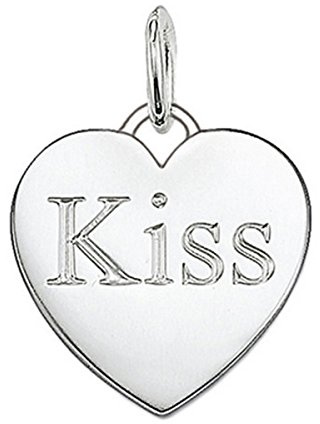 THOMAS SABO Damen-Anhänger Herz Kiss 925 Silber - PE437-001-12