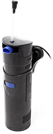 SunSun CUP-807 Aquarium Innenfilter 700 l/h 4in1 Filter mit Pumpe für Aquarium, UVC Klärer und Sauerstoffschlauch, mit Filterschwamm und Bioballs