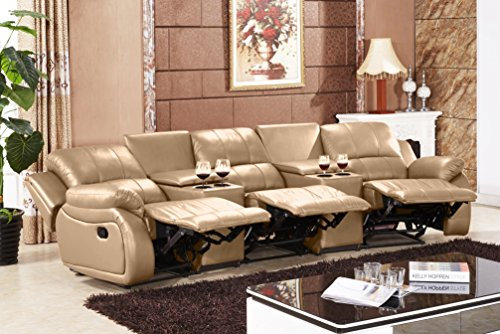 Mapo Möbel Ledersofa Kinosofa Fernsehsofa 5129-Cup-3-3993