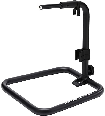 Topeak FlashStand MX Portable Bike Stand – Compact Foldable Tune-Up Stand for Hollow Spindle Cranksets, Ideal for Washing, Maintenance, Display, Storage, and Travel Use for Road, MTB, or Hybrid Bikes