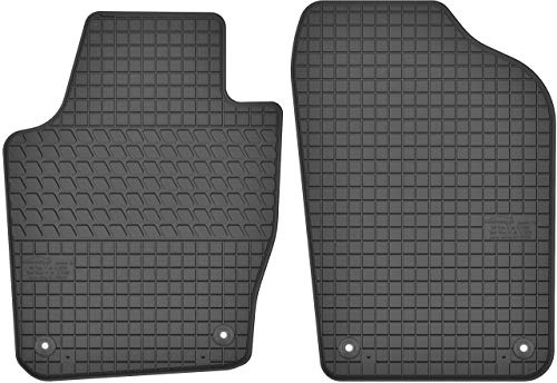 Gummimatten Vorne Gummi Fußmatten Satz für VW Volkswagen Polo V (2009-2017) / Seat Ibiza IV (2008-2017) - 2-teilig - Passgenau