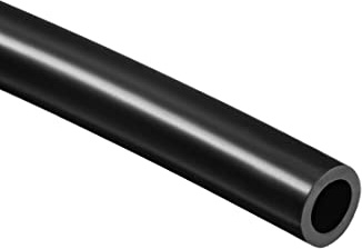 sourcing map Silikonschlauch 5/16(8mm) ID X 1/2(12mm) OD 3.3ft(1m) Silikonkautschukrohr Luftschlauch Rohr für Pumpentransfer Schwarz