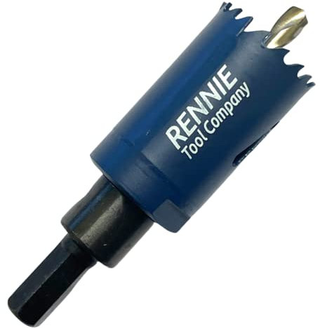 27mm Hole Saw Bi-Metal With Arbor And Pilot Drill For Drilling/Cutting Wood, Plastic, Metal Sheet, Stainless Steel, Pipes, Drywall, Circular Holesaw Set M35 5% Cobalt Bi Metal Hole Cutter