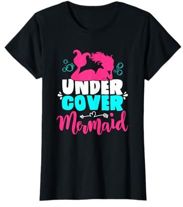 Meerjungfrau Kostüm für Mädchen und Frauen Geschenk T-Shirt