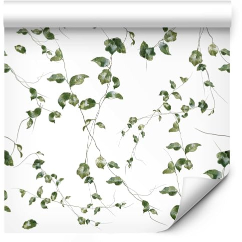 murando - Fototapete Vlies Blätter Natur m, Schlafzimmer, Wohnzimmer | Full HD Druck, 3D-Effekt, lichtbeständige Farben, ideal fürs Wohn- oder Schlafzimmer, schnelle Montage, lichtbeständig, edel