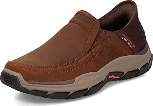 Skechers Men's Sneakers, Brown, 8 UK