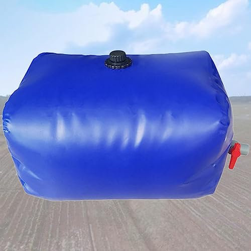 ROGHA Dicker und langlebiger Wasserblasen/Wasserspeicherbehälter, Tragbarer Faltbarer Wasserspeichertank im Freien, Autocamping-Wassersack, Notwasserspeicher,400L