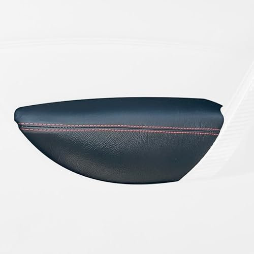 RedlineGoods Schaltsack Manschette kompatibel mit Infiniti G37 (V36) 2008-13. Maßgeschneidert - Nicht universell. Echtes Top Qualitat Italienisches Alcantara. Schwarz mit Blauem Faden