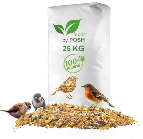 Nourriture pour graines Oiseaux Sauvages Jardin Mélange pour litière 4 Saisons 25 kg