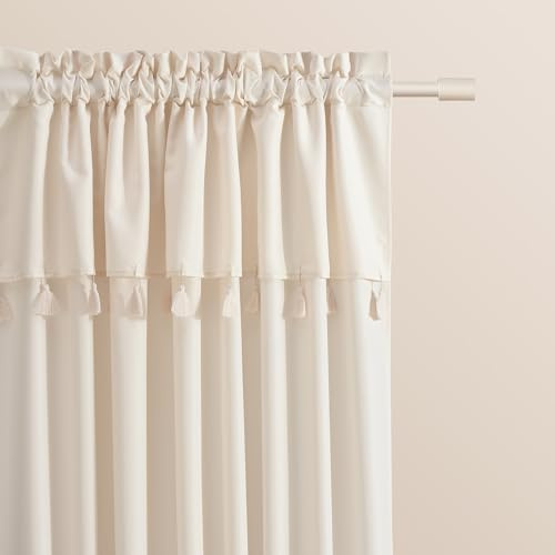 ROOM99 Vorhang mit Kräuselband Astoria 140 x 280 cm Breite x Höhe Schiebegardinen Modern Curtain Wohnzimmer Schlafzimmer Puderrosa, 1 Stück