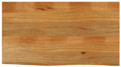 vidaXL Tischplatte mit Baumkante 100x60x2,5 cm Massivholz Mango
