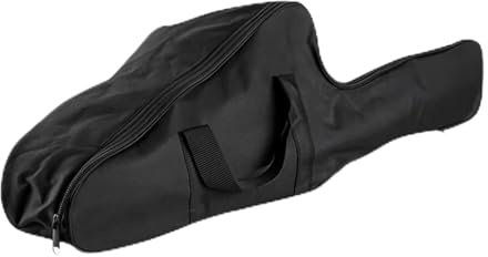 SHINETEC Borsa per motosega per motosega, adatta per sega da 45,7 cm/50,8 cm, resistente 600D, protegge da polvere e graffi (nero, 45,7 cm)