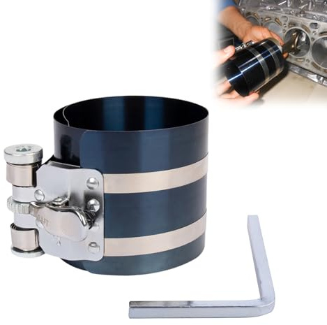 Outil D'installation De Segment De Piston De Voiture, Installateur D'outil de Compresseur de Segment de Piston de Moteur 50-/125mm 3 Pouces à cliquet