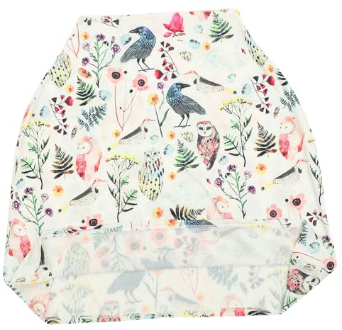 TOGEVAL Couverture Allaitement Réutilisable pour Siège Auto Voile Délicat et Portable pour Portage Protection Discrète et Confortable Public