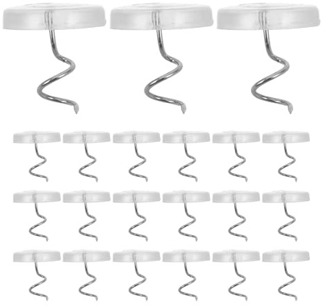 GARVALON 100pcs Bedskirt Pins Upholstery Twist Pins for Furniture Slipcovers and Bed Sheet Holders Home Sofa Armrest Covers Fasteners